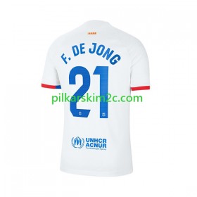 Koszulka FC Barcelona Frenkie de Jong 21 Precz 2023/24 Koszulki Piłkarskie